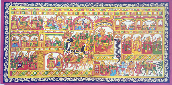 ಚಿಕ್ಕಮಗಳೂರು: ಪಟ ಚಿತ್ರಗಳ ಕಲಾ ಪ್ರದರ್ಶನ